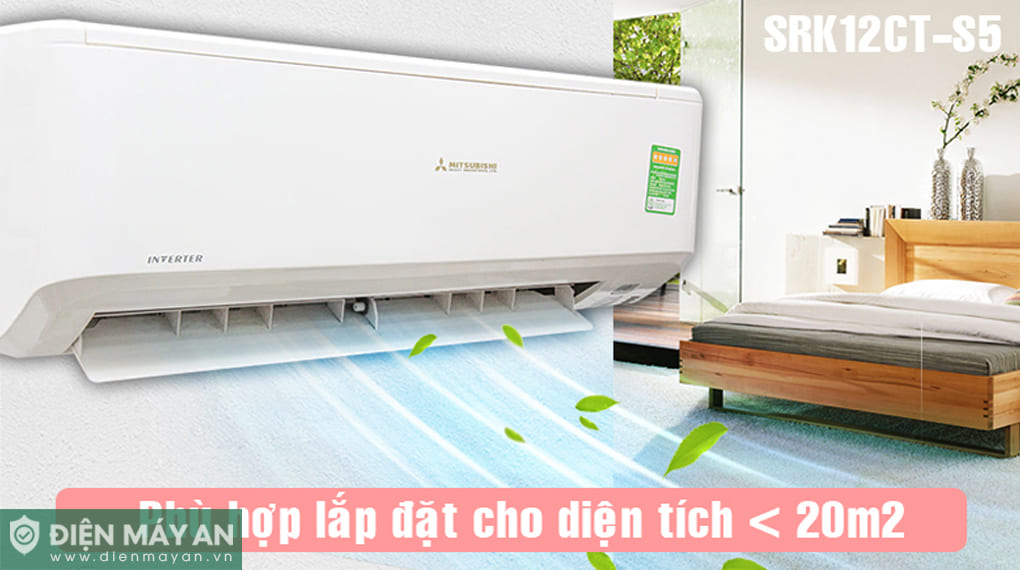 Điều hòa Mitsubishi Heavy 12000 BTU 1 chiều SRK12CT-S5